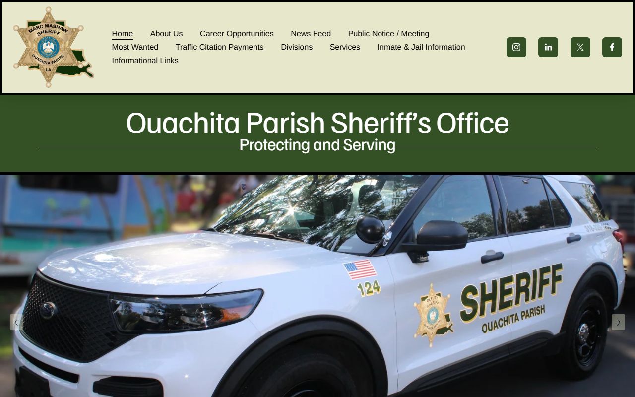 ouachita parish police blotter ouachita parish sheriff's office homepage
