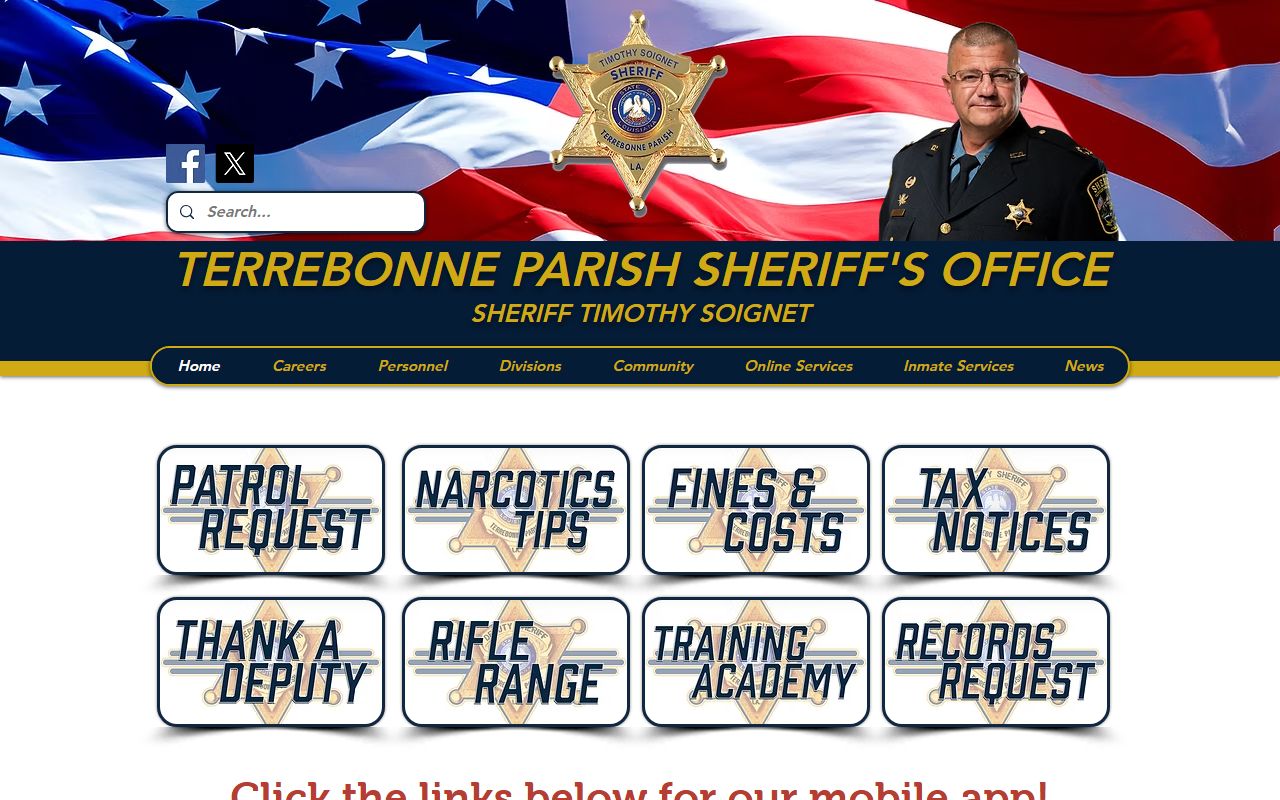 terrebonne parish police blotter tpso sheriff office homepage